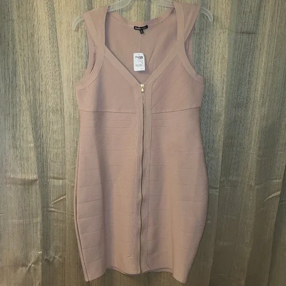 Charlotte Russe | Dresses | Super Sexy And So Comfortable Havana Night  Spandex Zip Front Dress | Poshmark